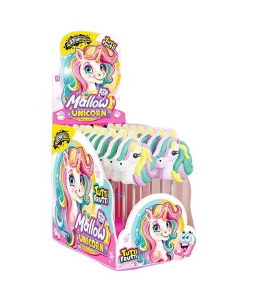 detail JB MALLOW UNICORN – lízátka marshmallow 35g x 18