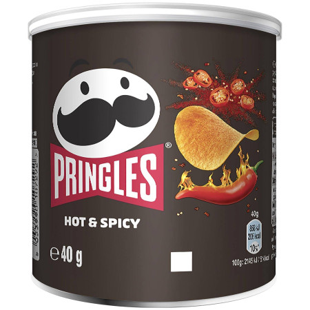 chi tiết Pringles 40g - hot spicy