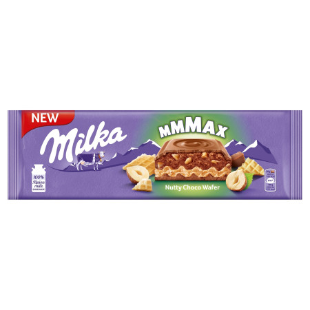 chi tiết Milka 270g Nutty Choco Wafer