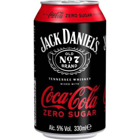 chi tiết Jack Daniels & Coca Cola 0,33L ZERO