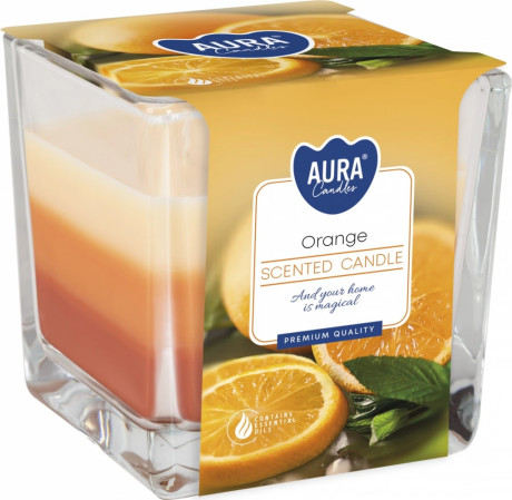 detail AURA 170g Svíčka Orange