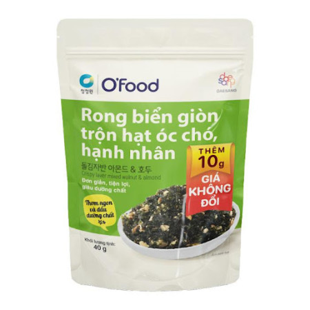 detail Ofood Rong bien vun 40g hat oc cho & hanh nhan