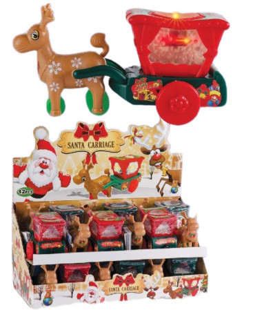 detail BM SANTA CARRIAGE – spřežení se sobem