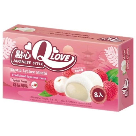 detail Mochi QLove 80g Exotic Lychee