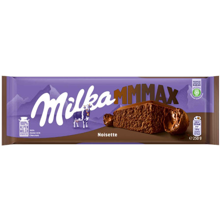 chi tiết Milka 250g Noisette