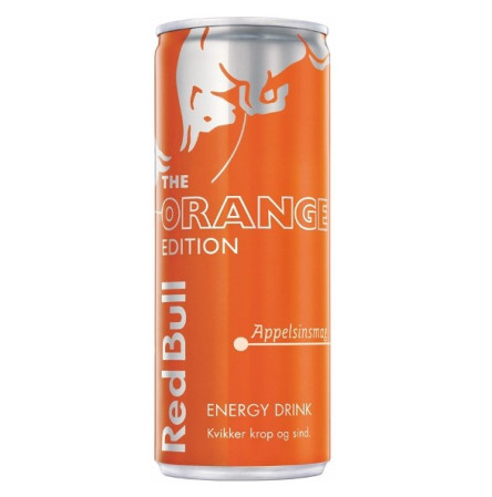 detail Red Bull 0,25L Orange edition