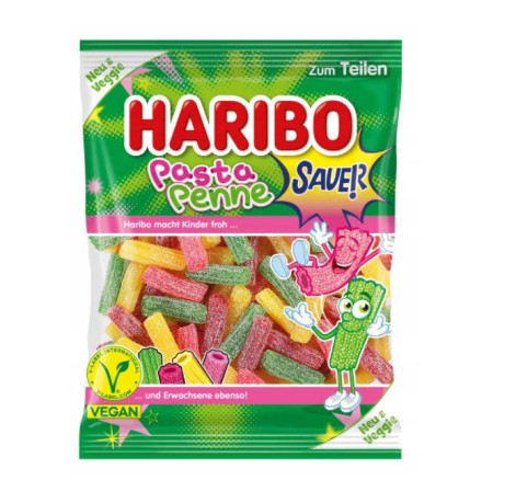 detail Haribo 160g Pasta Penne sauer