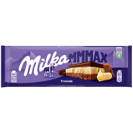 chi tiết Milka 280g Triolade