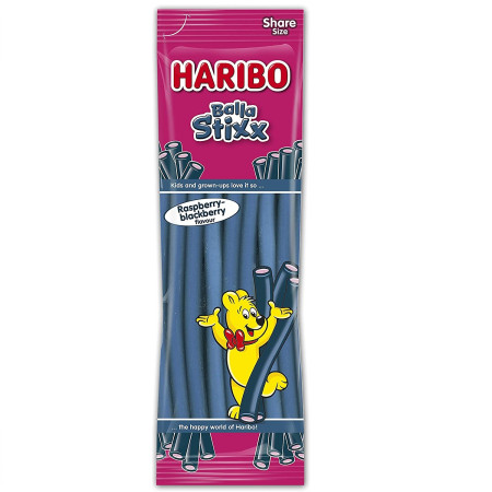 detail Haribo Balla Stixx 170g raspberry
