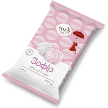 detail Smile Zefír 350g Bílo-růžový