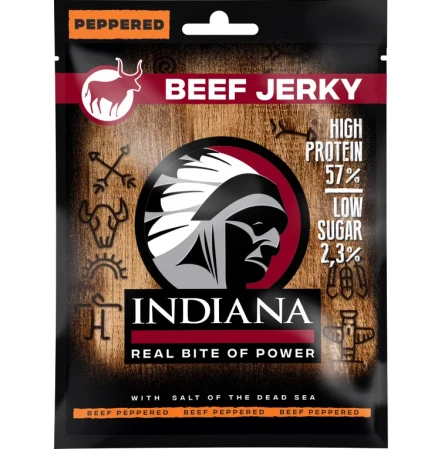 detail Jerky Indiana 25g Hovězí pepřové