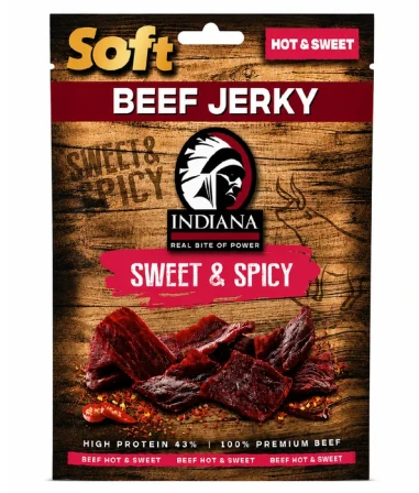 detail Jerky Indiana 25g Beef sweet & spicy