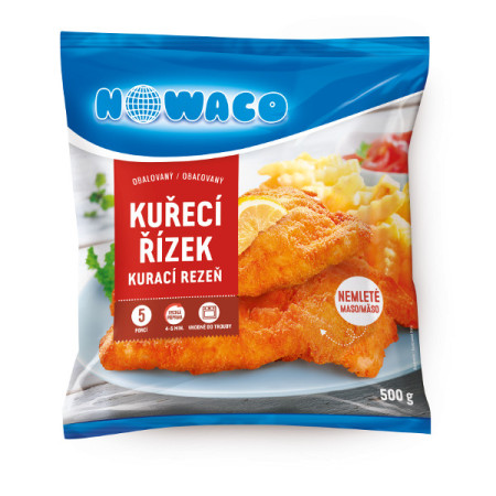 chi tiết Nowaco Kuřecí řízek obalovaný Nowaco 15 x 500 g