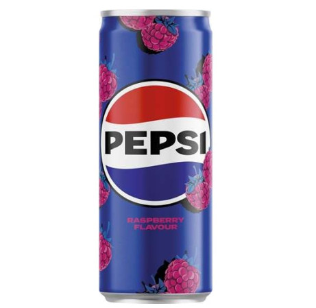 chi tiết Pepsi 330ml plech CZ - Raspberry