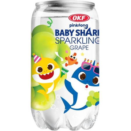chi tiết OKF 350ml Sparkling Baby Shark - Grape