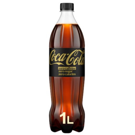 detail Coca Cola 1L Zero Caffein Free