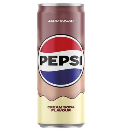 chi tiết Pepsi 0,25L plech Cream Soda Zero