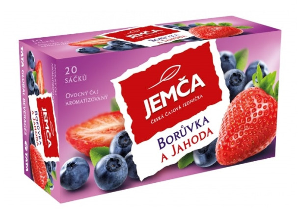detail JEMČA čaj 40g borůvka + jahoda