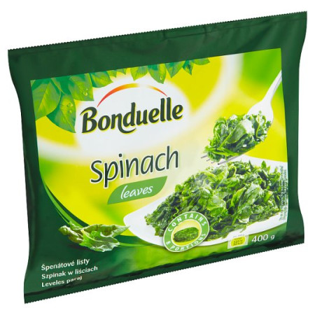 detail Nowaco Bond. Špenátové listy 400g