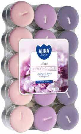 detail AURA Svíčka Lilac 30ks