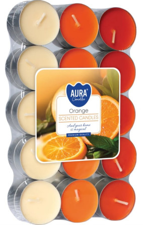 chi tiết AURA Svíčka Orange 30ks
