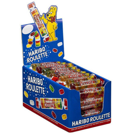 detail Haribo Frucht Roulette 25g x 50