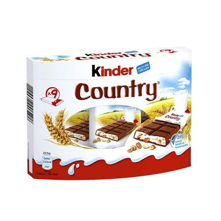 chi tiết Kinder country T9 23,5g x 9