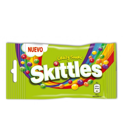 chi tiết Skittles crazy sours 14 x 38g
