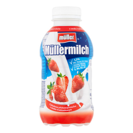 detail MULLER jahoda 1,4% 400g