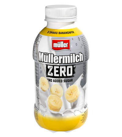 detail MULLER zero sugar banána 400g