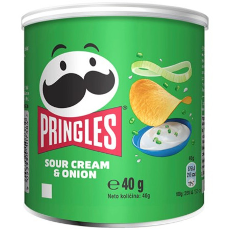 detail Pringles 40g - sour cream