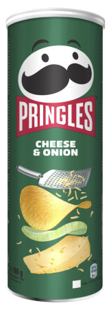 detail Pringles 165g Cheese & Onion