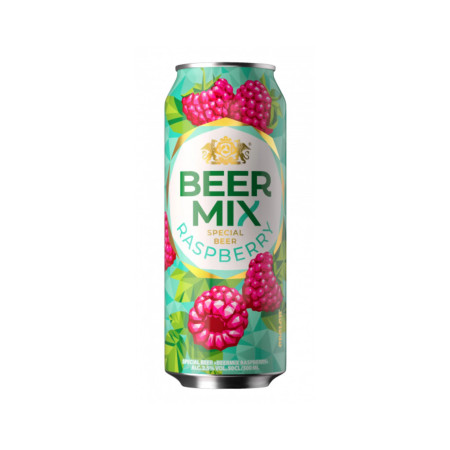 detail Beermix 500ml plech - Malina