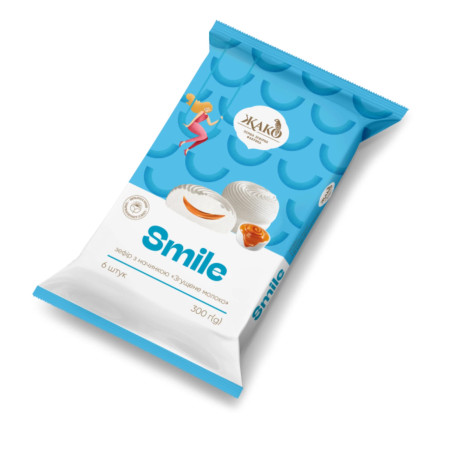 detail Smile Zefír 300g kondenzovaného mléka