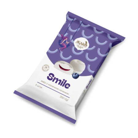 chi tiết Smile Zefír 300g borůvkovou