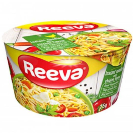 chi tiết Reeva misce s kuřecí příchutí 75g x 24