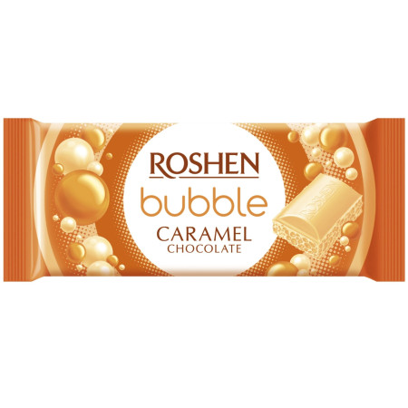 detail Roshen BUBBLE 80g Caramel čoko