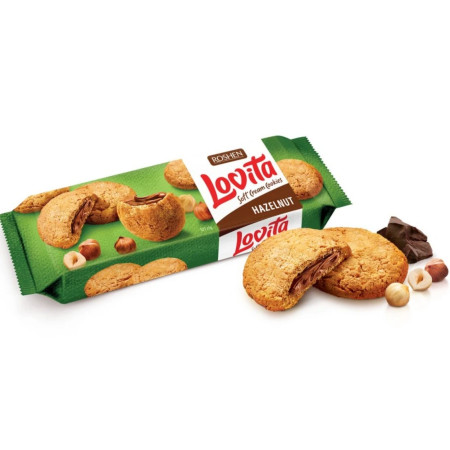 chi tiết Roshen Lovita 127g Hazelnut