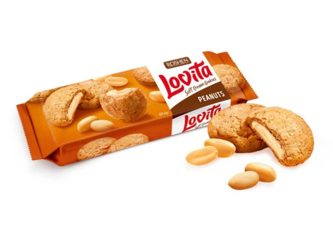 detail Roshen Lovita 127g Peanuts