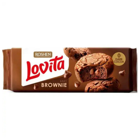 detail Roshen Lovita 152g Dark Brownie - 21ks/kart