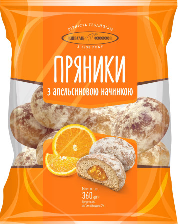 detail Kyjevchleb Perníčky s pomerančovou náplní 360g