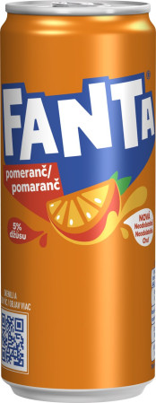chi tiết Fanta 0,33L CZ plech Orange