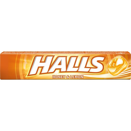 detail Halls Honey a lemon 33,5g x 20