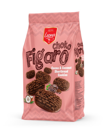 chi tiết Leona Choko Figaro 300g Cacao & Coconut