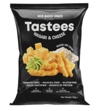 detail Tastees wasabi a sýr 65g