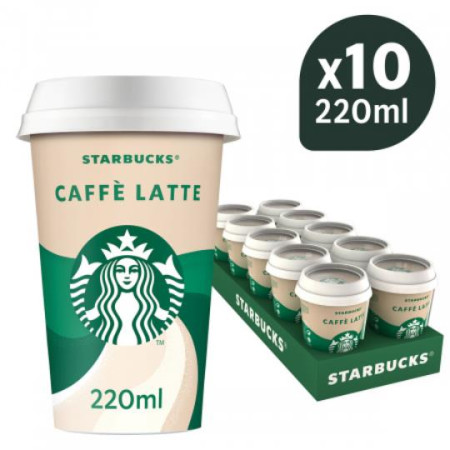 detail Starbucks Caffe Latte 220ml