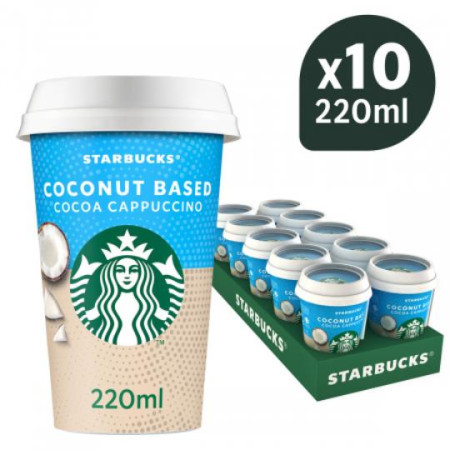 detail Starbucks Coconut Cocoa Cappuccino 220ML