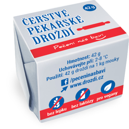detail Čerstvé pekař. droždí 42g