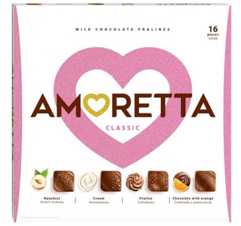 detail Amoretta Classic Pralinky 106g