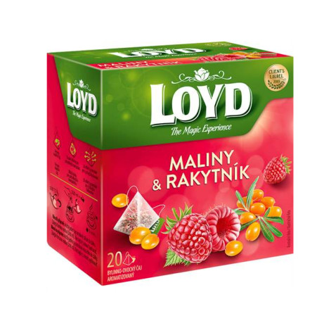 chi tiết Loyd Čaj ovocný malina+rakytník 20x2g